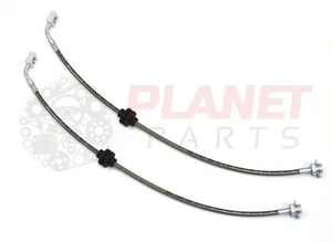 Front Braided Brake Hoses for Holden VB VC VH VK Commodore with VT Calipers - Picture 1 of 2