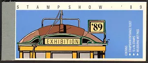 Tranvías 1989 Stampshow '89 bkt. Incl. Boleto de entrada, 10x41c, MetPass • CORREO GRATUITO - Imagen 1 de 3