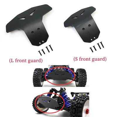 Black Nylon Front Bumper Protective Guard Plate For TEKNO EB48 2.0 RC Car - Image 1 of 4