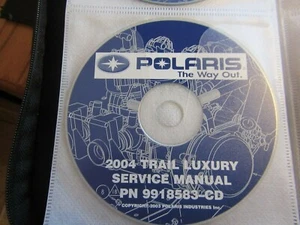 Polaris 2004 Trail de lujo moto de nieve manual en disco #9918583-CD - Imagen 1 de 1