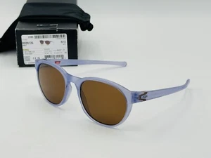 NEW OAKLEY REEDMACE SUNGLASSES MATTE TRANS LILAC PURPLE FRAME- PRIZM BRONZE LENS - Picture 1 of 9