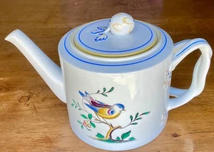 England SPODE Imperial Ware Teapot & Lid QUEEN's BIRD Pattern 9.5" _5 Cup _EUC - Picture 1 of 9
