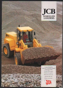 JCB Wheeled Loaders Brochure Leaflet - Picture 1 of 1