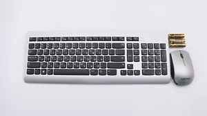 Lenovo IdeaCentre 3-24IIL5 Wireless Keyboard Mouse Hebrew Silver 00XH863 - Picture 1 of 3