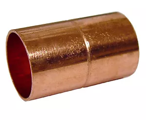 4" Diameter Plumbing Copper Fitting Coupling CxC Sweat - Picture 1 of 1