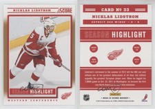 2012-13 Score Gold Rush Nicklas Lidstrom #33 HOF