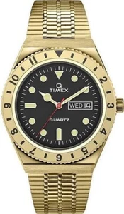 Reloj de cuarzo Timex Q reedición esfera negra para hombre TW2V18800 - Imagen 1 de 2