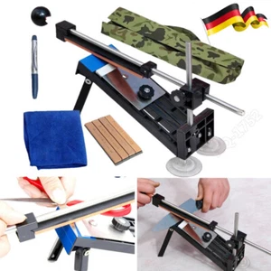 Messerschärfer Profi mit 4 Schleifstein Messerschärfer mit Einstellbarem Winkel- - Bild 1 von 17