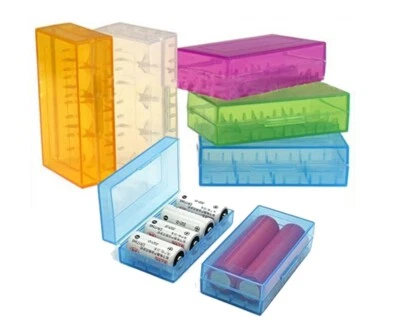 BOX CONTENITORE PER BATTERIE 18650 CR123A pile ricaricabili scatola custodia