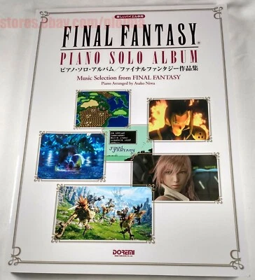 Final Fantasy Piano Solo Album SHEET MUSIC Song Book IV VI VII 7 8 IX US Seller - Image 1 of 4