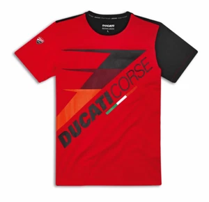 Ducati Corse Dc Speed short Sleeve Tee Red Black New 2025 - Picture 1 of 2