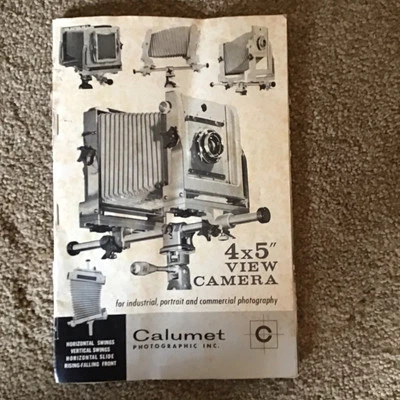 Calumet 4 X 5 View Camera Sale Brochure - Image 1 of 3