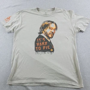 Zero Foxtrot Shirt Herren XL Beige John Wick Es ist schwer zu sterben Afterlife Club Schädel - Bild 1 von 11