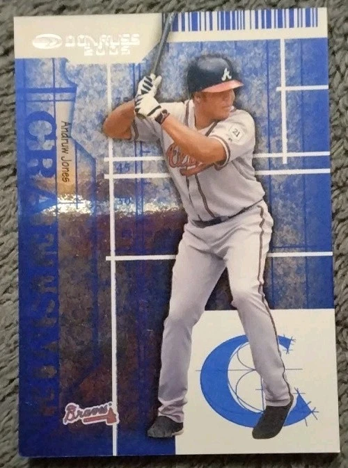 2005 Donruss Baseball Andruw Jones Craftsmen Card #1078/2000  - Image 1 of 2