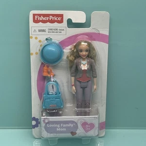¡Nuevo! Fisher Price Loving Family Casa de Muñecas Mamá Mujer Madre Rubia 5" Alto Nip - Imagen 1 de 4