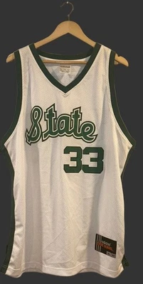 Camiseta Adidas True School Michigan State Magic Johnson #33 nueva sin etiquetas talla 52 XL Foto 1 de 4