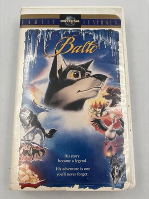 Balto VHS 1996 Video Tape Bridget Fonda Kevin Bacon Movie Clamshell  Foto 1 de 4