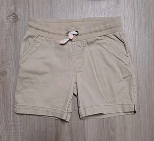 Cat & Jack Khaki Shorts W/ Elastic Waistband & Drawstrings Girl's Medium (7-8) - Picture 1 of 4