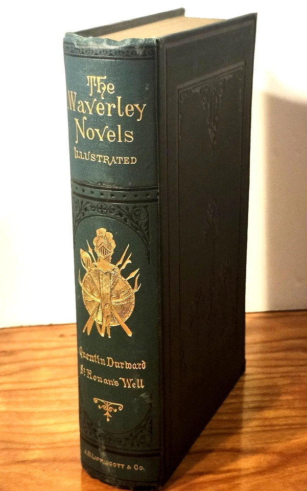 1877 "Waverley Novels" by Sir Walter Scott, Volume VIII, J.B. Lippincott & Co. - Image 1 of 4