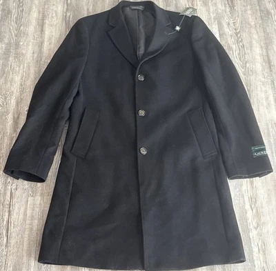 Ralph Lauren  Dress Coat. Cashmere & Wool. Black. 40 Long NTW New With Tags - Image 1 of 4