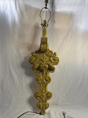 VTG Wall SCONCE Glam Hollywood Regency ART DECO Mid Century Wall LAMP - Image 1 of 4