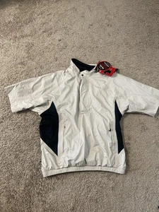 FootJoy DryJoys Golf Rain Pullover Jacket Mens Large Short Sleeve Waterproof - Picture 1 of 7