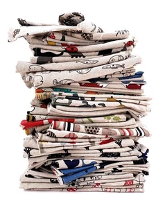 2er-Set: Gourmet Geschirrtücher Küchenhandtücher 44x68 cm Halbleinen Stonewashed - Bild 1 von 46