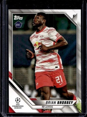 2021 Topps UEFA Brian Brobbey RC Rookie #25 Leipzig - Image 1 of 2