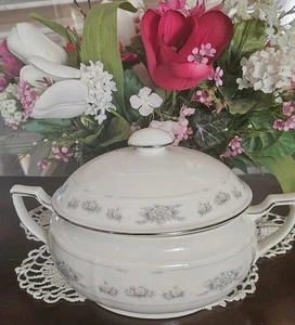 Southern Lace Elfenbein Porzellan von Noritake Oval bedeckt Gemüse Servierschale  - Bild 1 von 3