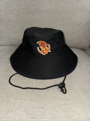USC Trojans New Era Black Bucket Hat Men's Medium/Large Retro Logo Drawstring - Image 1 of 4