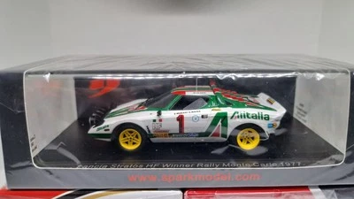 SPARK S9090 1/43 LANCIA STRATOS HF MUNARI - MAIGA WINNER MONTECARLO RALLY 1977 - Immagine 1 di 4