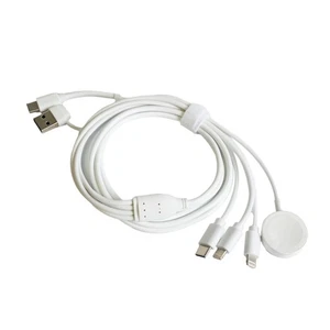 3-in-1 Magnetic Charging Cable for iPhone/Watch/AirPods – Fast Charge – White - Picture 1 of 4