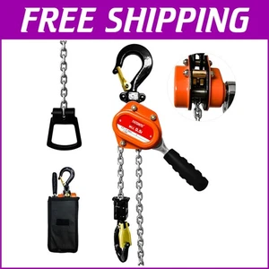 Paranco a catena Ally Steel G80 1100LBS - Strumento a leva manuale durevole e leggero - Foto 1 di 9