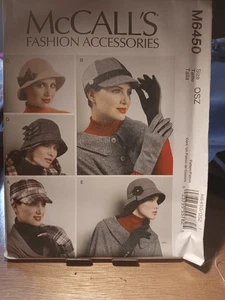 2011 McCall's Fashion Accessories M6450 Hats Gloves Sewing Pattern UNCUT - Picture 1 of 2