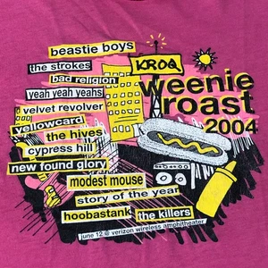 Concert T Shirt KROQ Weenie Roast 2004 Beastie Boys Strokes Bad Religion Killers - Picture 1 of 15