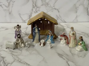 Hagen Renaker Miniatur Krippe Maria Josef Jesus Weise Männer - Bild 1 von 9