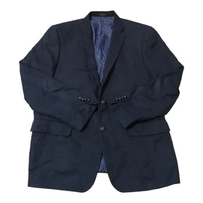 ***RARO*** AUTÊNTICO CASACO JAQUETA MASCULINA LUXO AZUL MARINHO JOHN VARVATOS TAMANHO 44 - Imagem 1 de 4