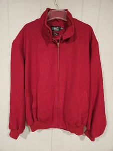 VTG Melton Bomber By Evergreen Expert Makers Jacket Men Large Tall Full Zip Wool - Picture 1 of 5