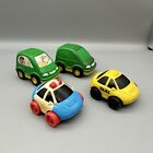 Vintage Fisher Price Little Chunky Cars Lot Of 4 Kids