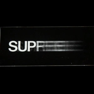 SS16 Supreme Motion Logo Sticker Black - Picture 1 of 2