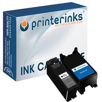 PRINTERINKS 592-11295 592-11297 Inchiostro compatibile per Dell V515W V313 V715W - Confezione da 2