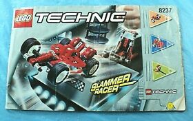 LEGO 8237 Technic Slammer Racer Instruction Manual Book.