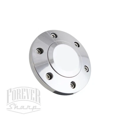 6 Hole Horn Button Chrome for Aftermarket Steering Wheels - Image 1 of 2