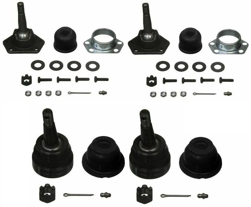 Moog Set Of 2 Upper & 2 Lower Ball Joints Front For Buick Cadillac Chevrolet RWD - Image 1 of 1