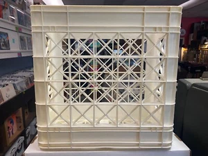 Stackable Plastic LP Record Vinyl Storage Crate 14”x14”x7” (Holds Approx 40 LPs) - Bild 1 von 4