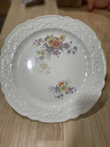 Vintage 1940 Homer Laughlin 10 Inch Dinner Plate B 40 N 8 Made In USA - Picture 1 of 10