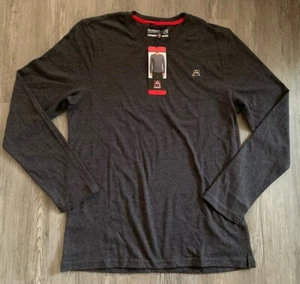 M Herren T-Shirt Avalanche Outdoor Supply Company grau Langarm NEU - Bild 1 von 3