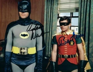 Burt Ward Adam West signed 8x10 Photo Picture autographed with COA - Picture 1 of 1