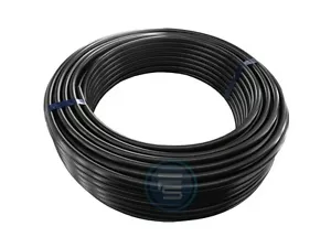 50 Metros - 6x4 Mm Manguera De Poliuretano Negra, Tolerancia Exterior - Imagen 1 de 1