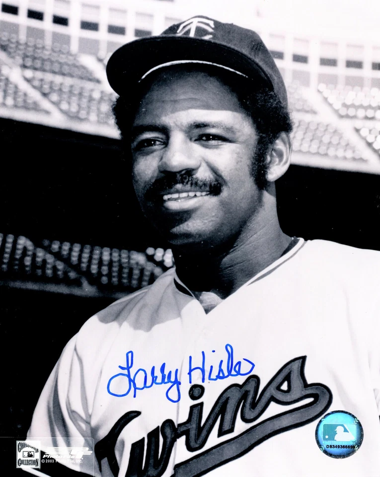 Foto #2 firmada por Larry Hisle de los gemelos #2 automática - 2 x All Star - 1977 AL RBI Champ Foto 1 de 1